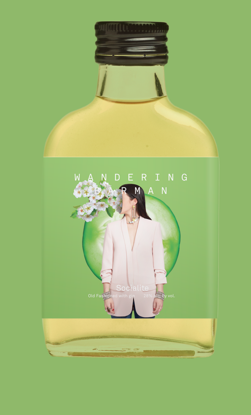 Wandering Barman Socialite Old Fashioned Gin  100ML