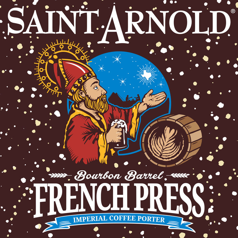 Saint Arnold French Press Bourbon Barrel Imperial Coffee Porter 12OZ SE