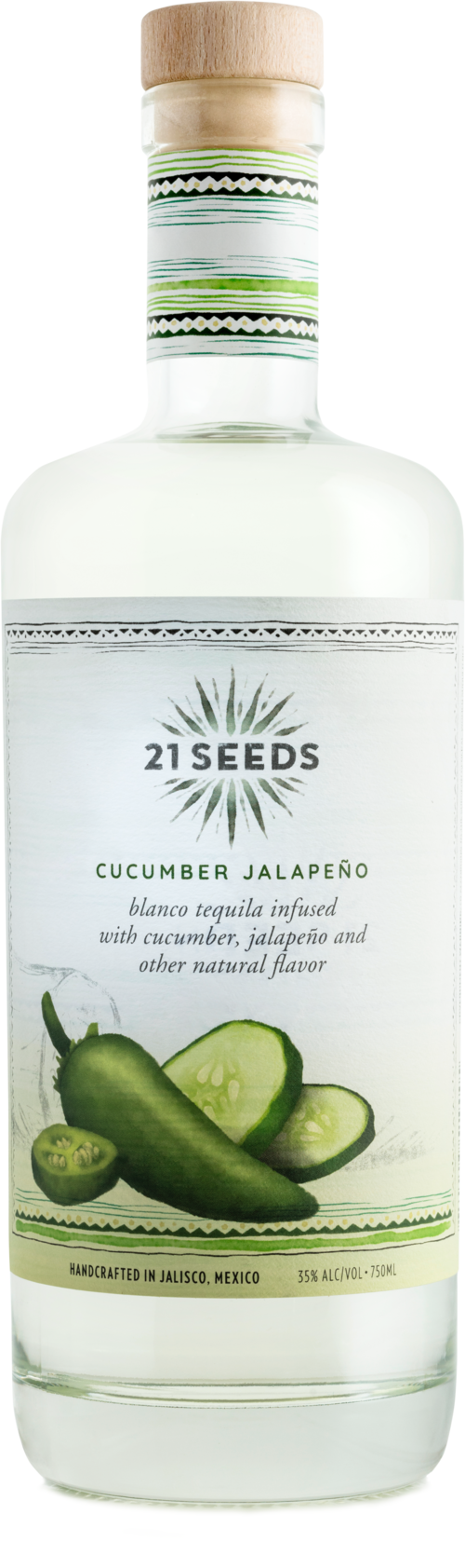 21 Seeds Cucumber Jalapeno Tequila 750ML G