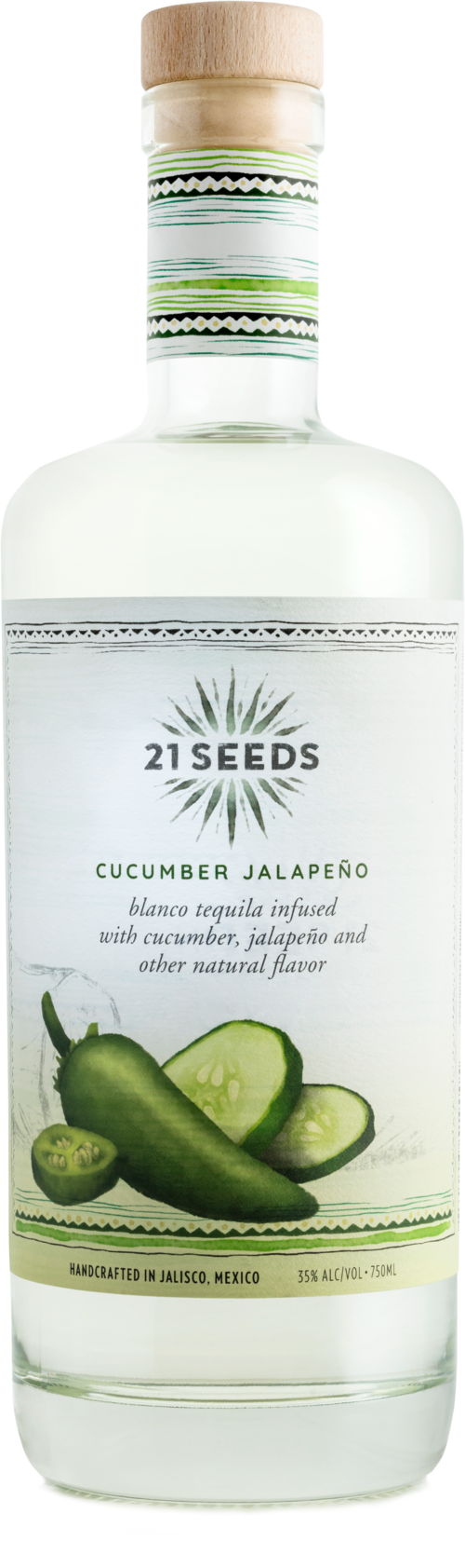 21 Seeds Cucumber Jalapeno Tequila 750ML