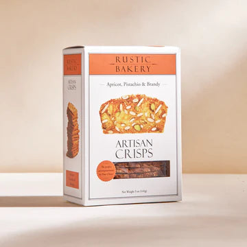 Rustic Bakery Artisan Crisps Apricot & Pistachio Crackers 5 OZ