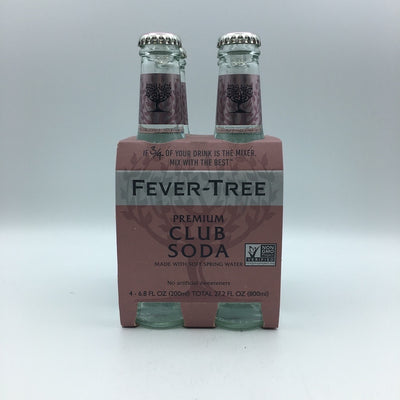 Fever Tree Club Soda Water 4PK 200ML G