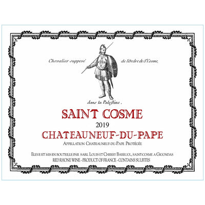 Saint Cosme Chateauneuf Du Pape 2015/17 750ML Grenache/ Mourvedre/ Syrah