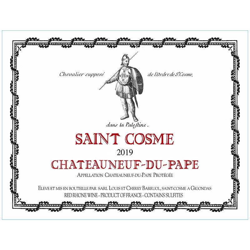 Saint Cosme Chateauneuf Du Pape 2015/17 750ML Grenache/ Mourvedre/ Syrah