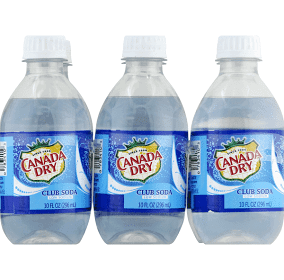 Canada Dry Club Soda Water 6PK 10OZ C