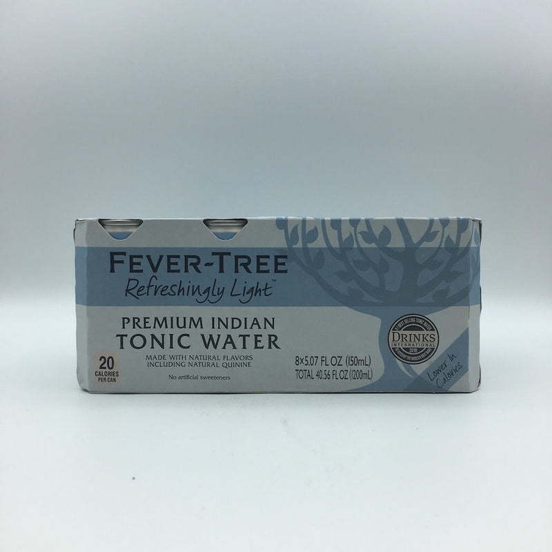 Fever Tree Premium Light Indian Tonic Cans 8PK 5OZ G